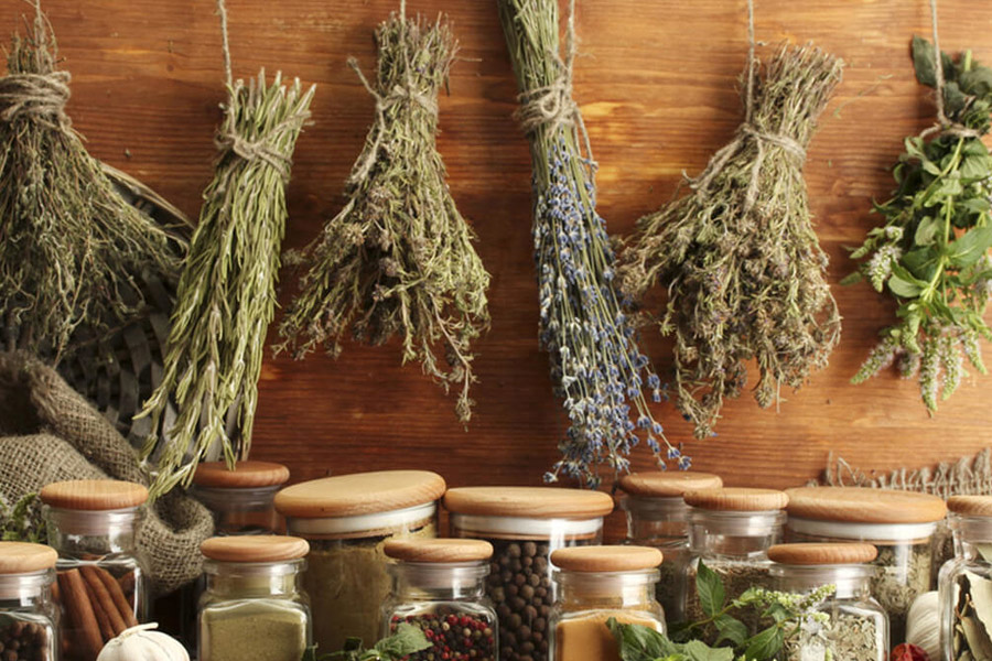 خشک کردن خانگی گیاهان دارویی در هوای آزاد